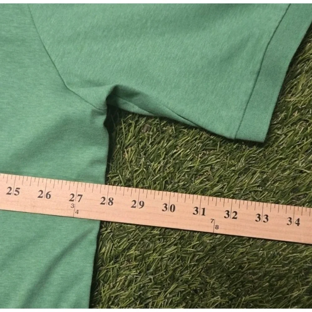 Polo Ralph Lauren Shirt Mens 3XLT Big & Tall Green Short Sleeve Flesh Pony 3XL